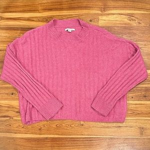 American Eagle Cropped Dreamspun Crew Neck Cropped Sweater Size Medium